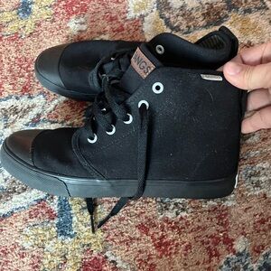 Bangs Black High-Top Women's Sneakers